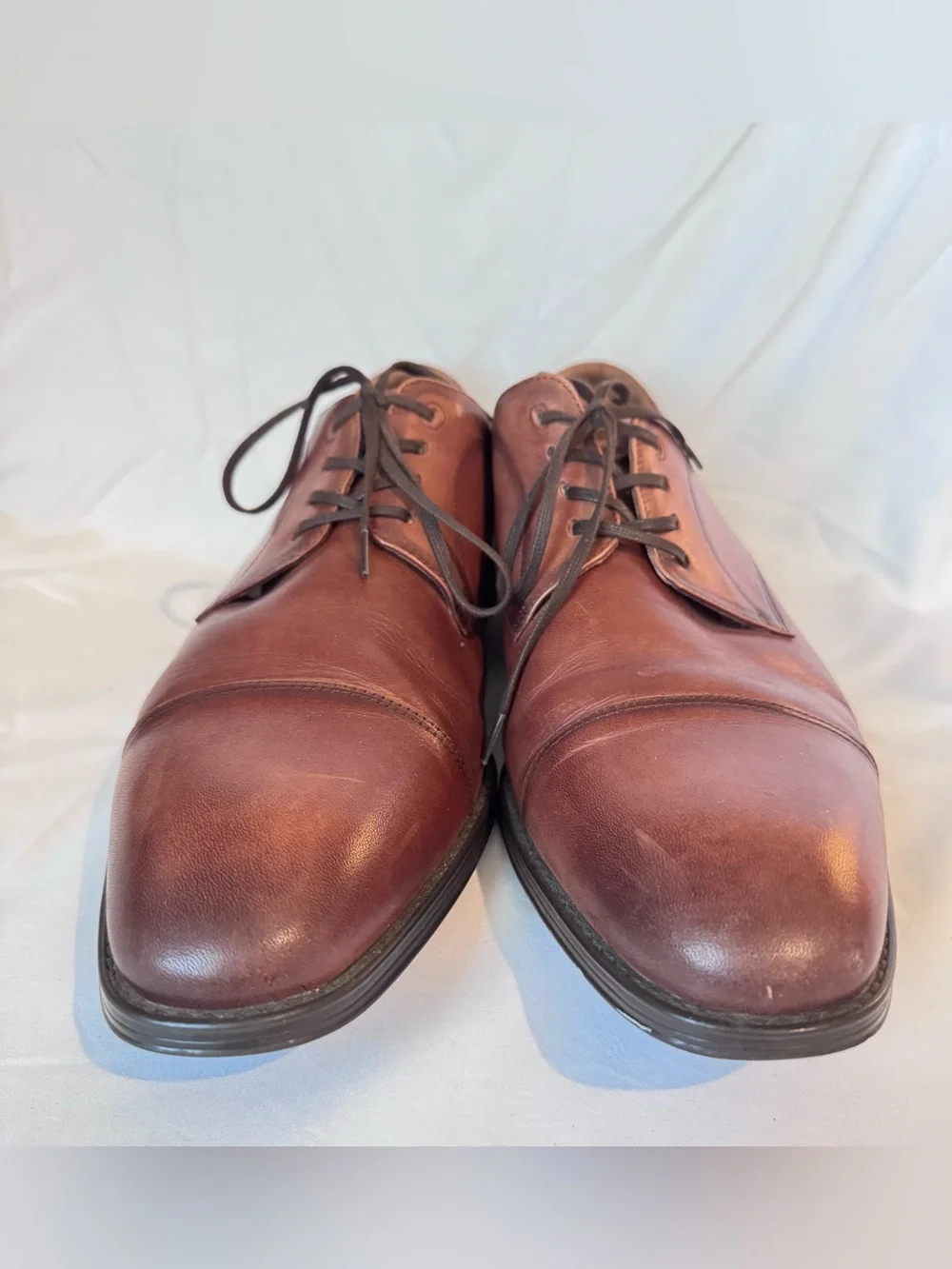 Florsheim Shoes Men's 10.5D Cap Toe Midtown Comfortech Ortholite Leather